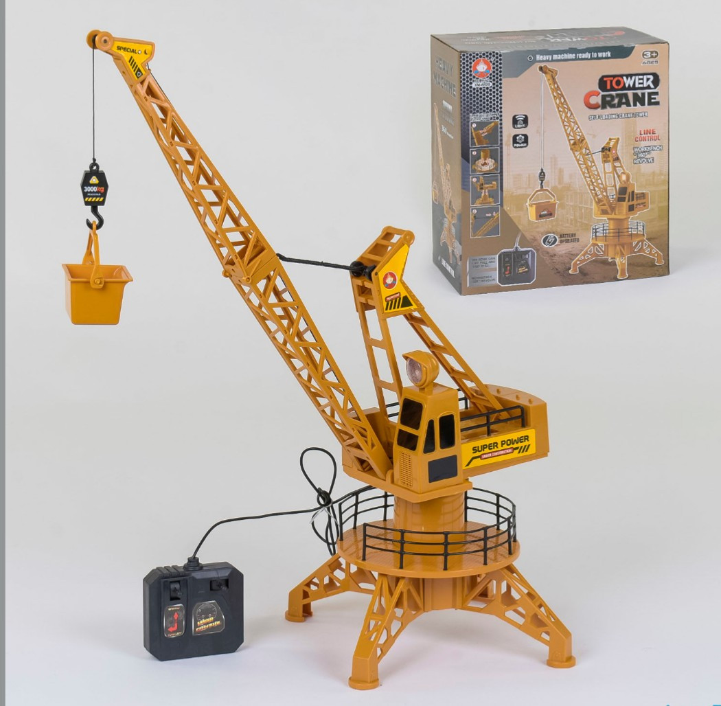 

Кран дитячий ігровий на пульті управління Tower crane Юніон Груп