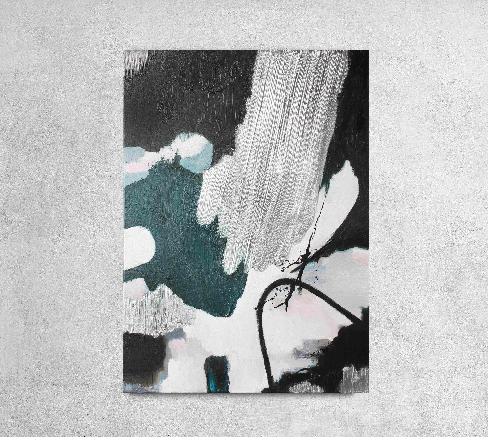 

Картина абстракция акриловыми красками на холсте Mati Trust Ручной работы 180х130 см (АА-308 180-130)