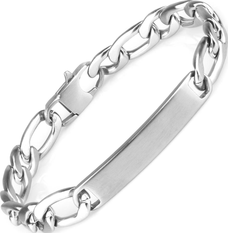 

Мужской браслет-цепочка Everiot SB-ZS-7638 с пластиной для гравировки из стали