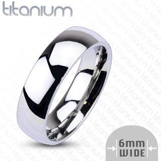 

Кольцо из титана Spikes R-TM-1002 обручальное (6 мм, Размер 10 (наш 19,8))