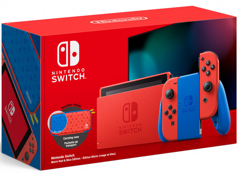 

Nintendo Switch Mario Red & Blue Edition | новая ревизия