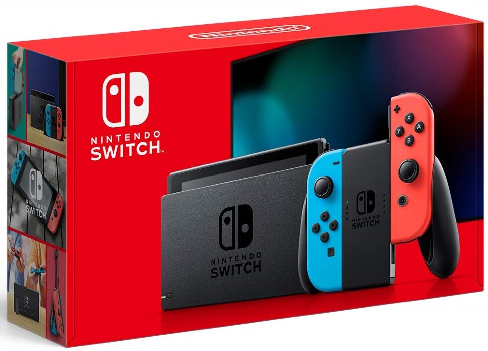 

Nintendo Switch (Neon Red/Neon Blue) | новая ревизия