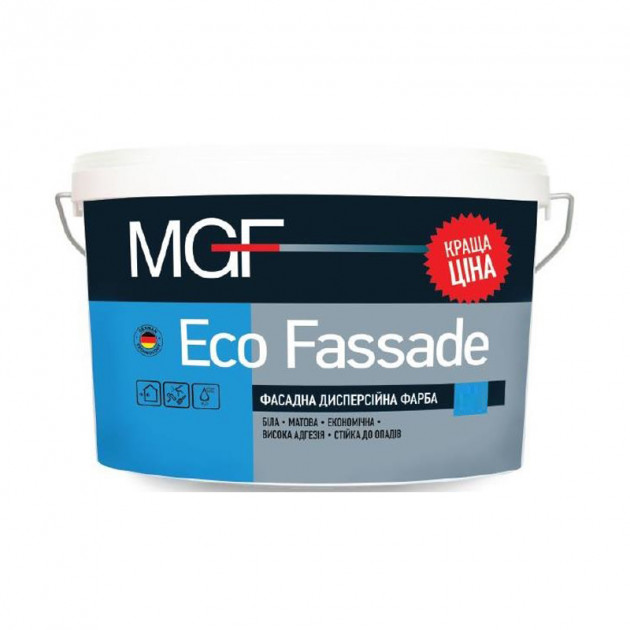 

Краска MGF Eco Fassade, М690, ВД (фасадная), 14 кг