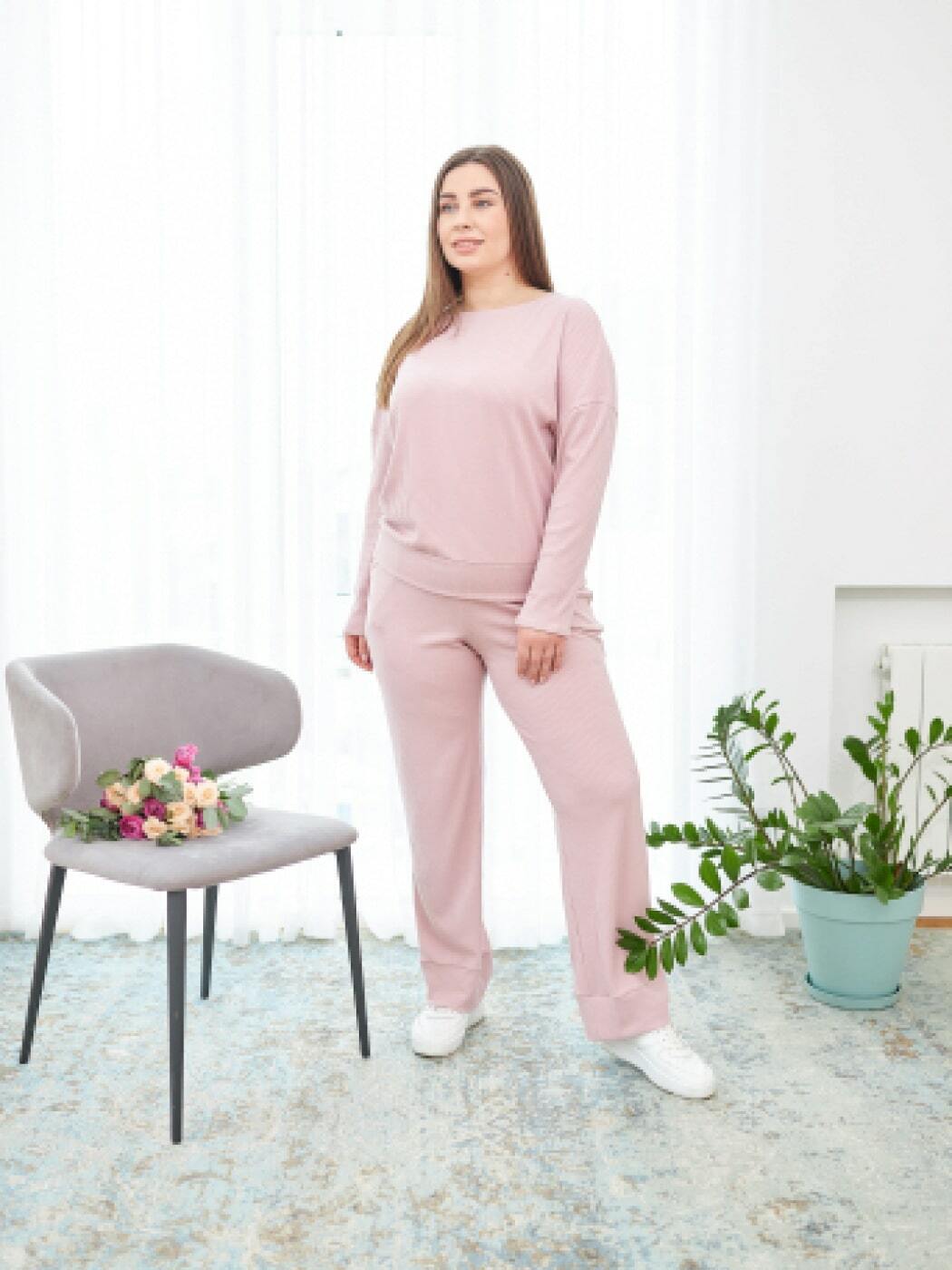 

Костюм Ivetta Home 1028 -  - 175-180 - Пудра, Костюм Ivetta Home 1028 - XL - 175-180 - Пудра