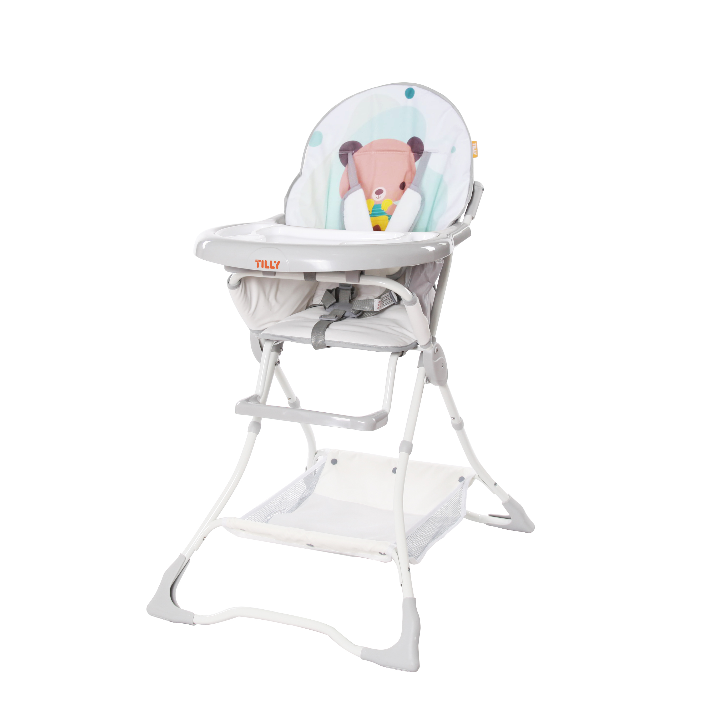 

Стульчик для кормления TILLY Buddy T-633/2 Azure Bear со столешницей и корзиной для игрушек