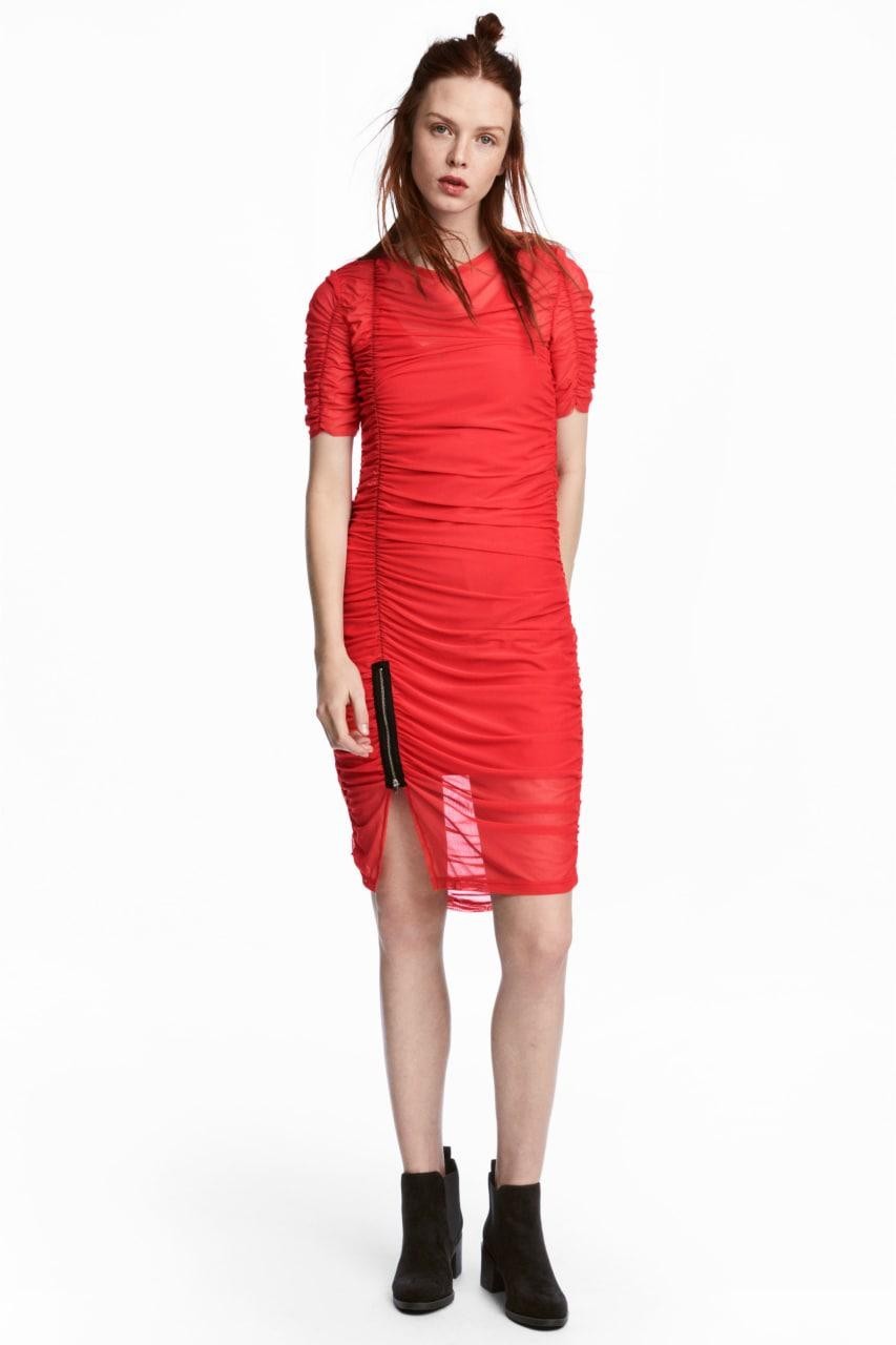 

Платье H&M S красное 550149
