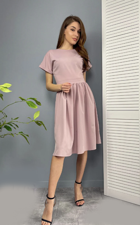 

Женское платье миди GF0009610 р48 фрезовое