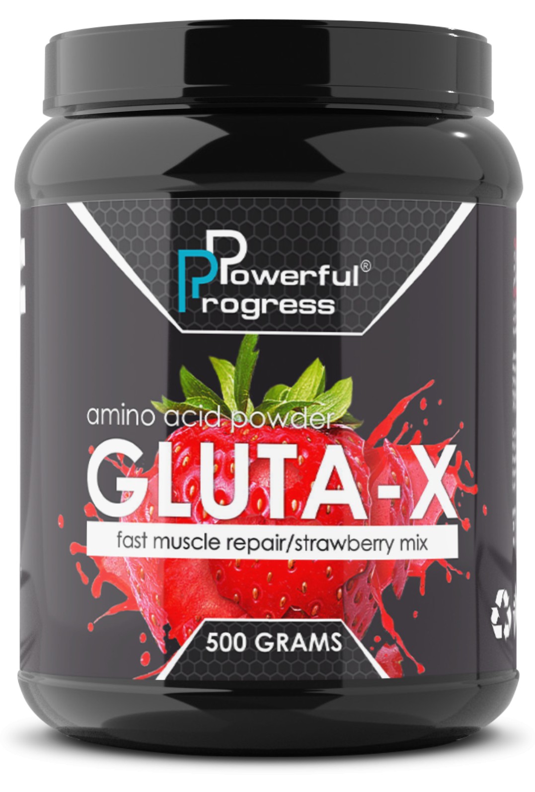 

Аминокислота Глютамин Powerful Progress Gluta-X 500 г клубника