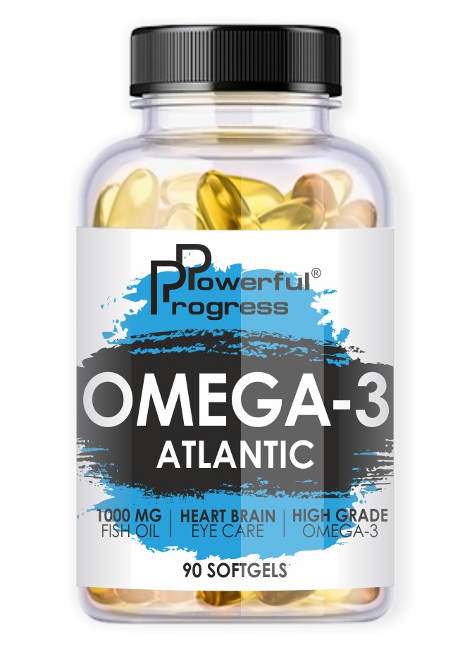 

Рыбий жир Омега 3 Атлантик Powerful Progress Omega 3 Atlantic (90 softgels)