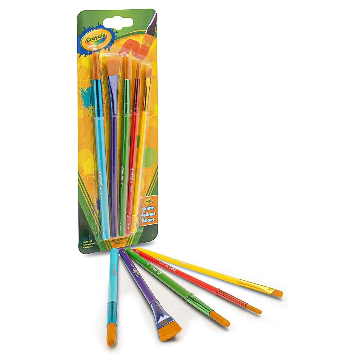 

Набор кистей для рисования Crayola 5 Assorted Paintbrushes 5 шт (300700)