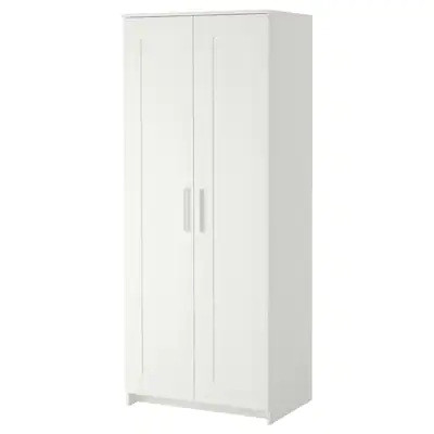 

Гардероб IKEA BRIMNES с 2 дверцами 78x190 см белый (404.004.78)