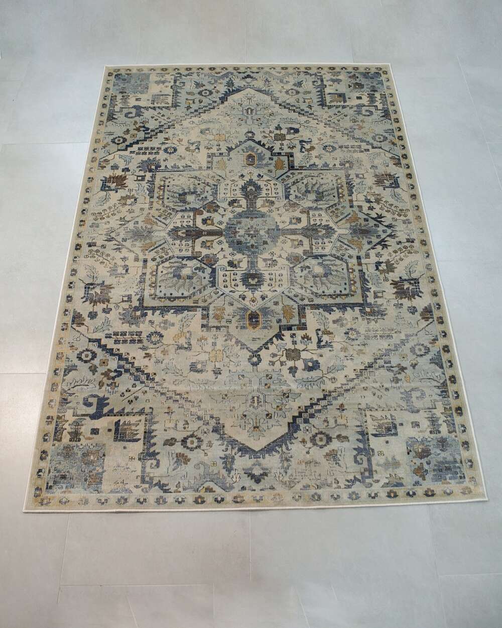 

Ковер Glorious 160 см х 230 см бежевый/синий арт. 000083383