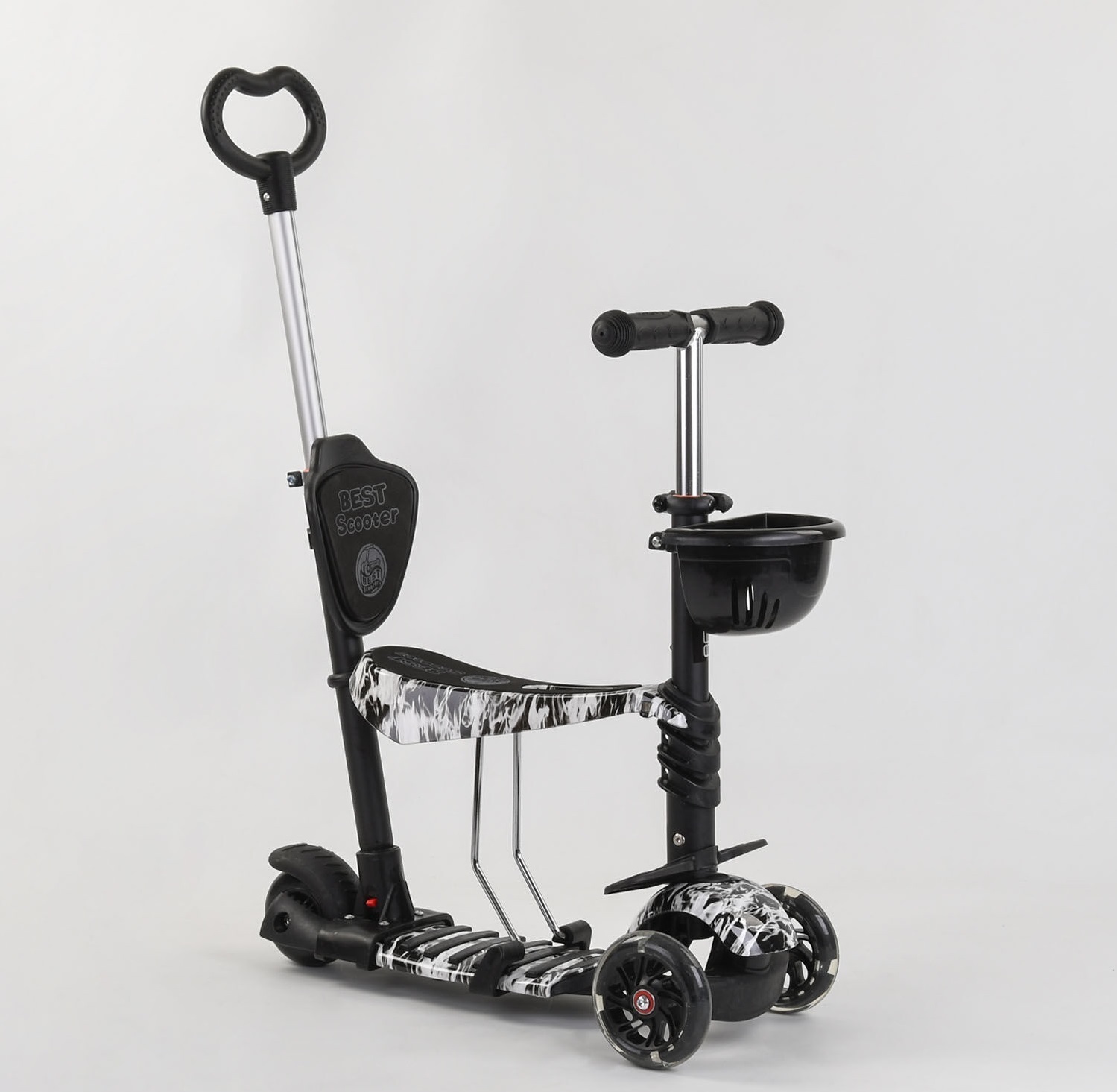 

Самокат 5 в 1 Best Scooter 24501 Black / White (24501)