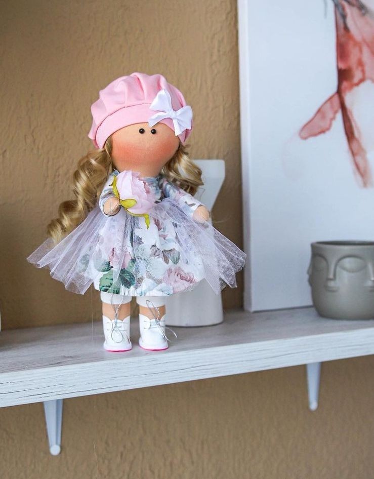 

Текстильная кукла игрушка ручной работы Тильда Эстер Hand Made One