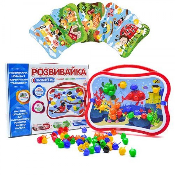 

Настольная игра для детей A-Toys Lid "Развивайка " Красная