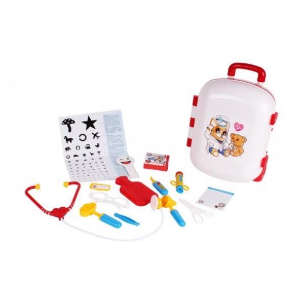

Игровой набор A-Toys Lid для игры в доктора-кота в чемодане Белый