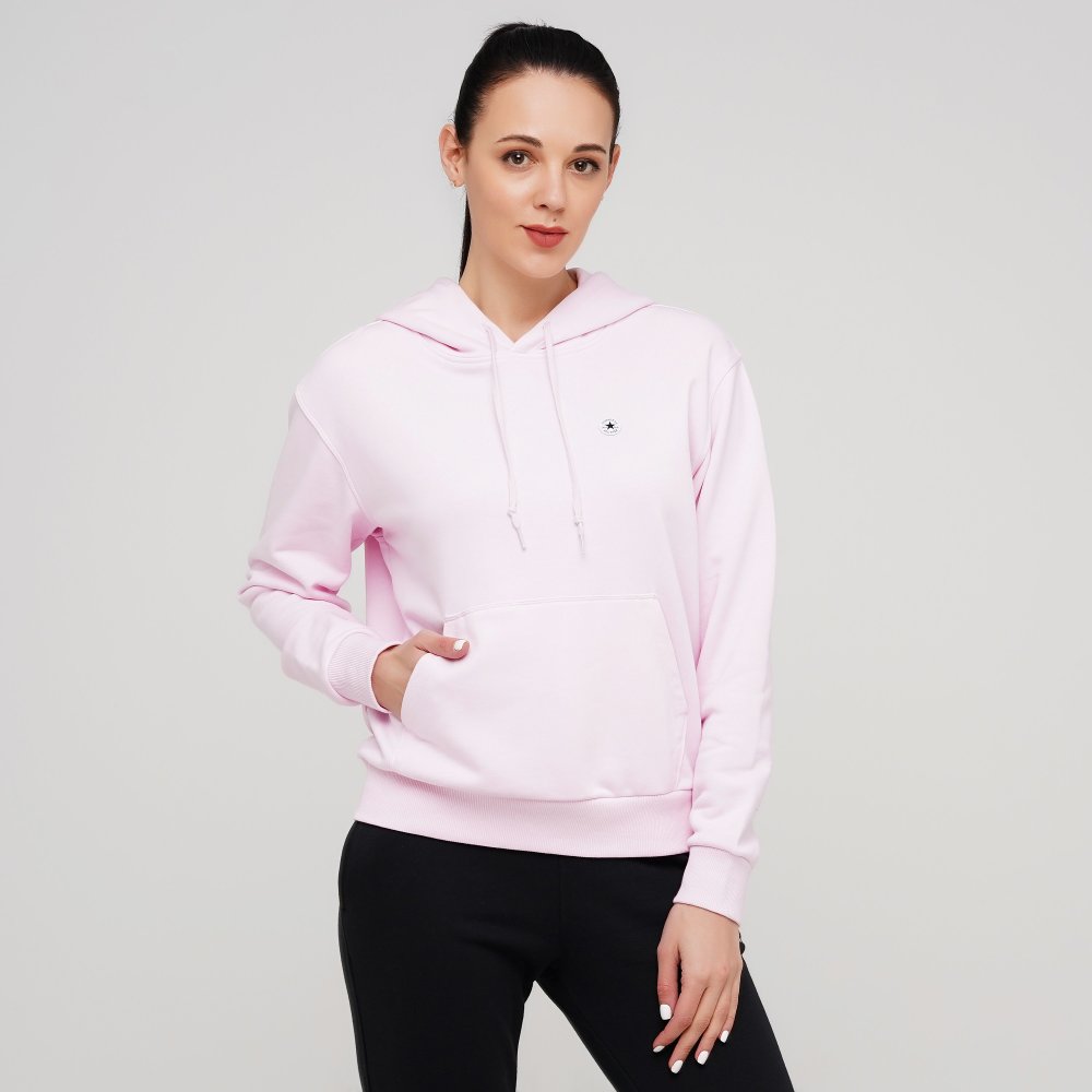 

Женское худи Converse Micropatch Hoodie Розовый 40 (con10021640-681)