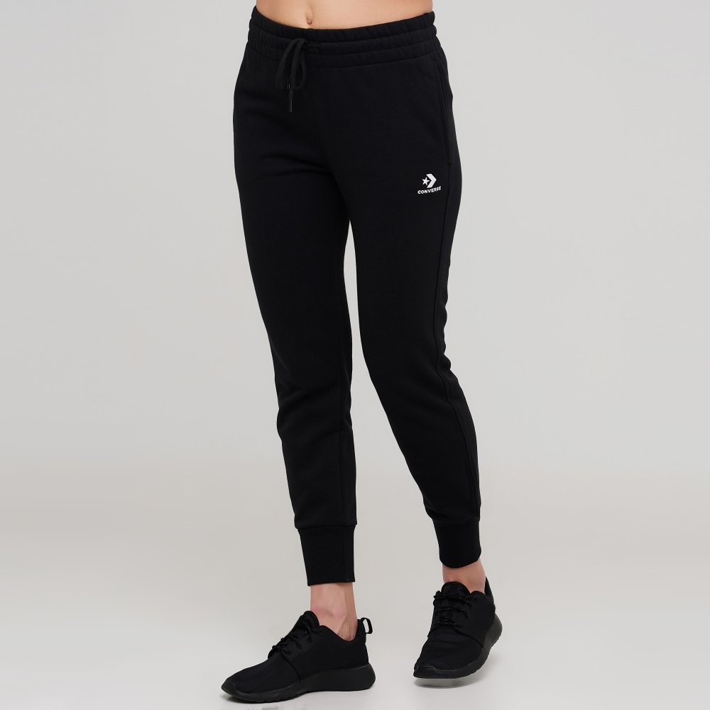 

Женские спортивные штаны Converse Womens Embroidered Star Chevron Pant Ft Черный 40 (con10020164-001)