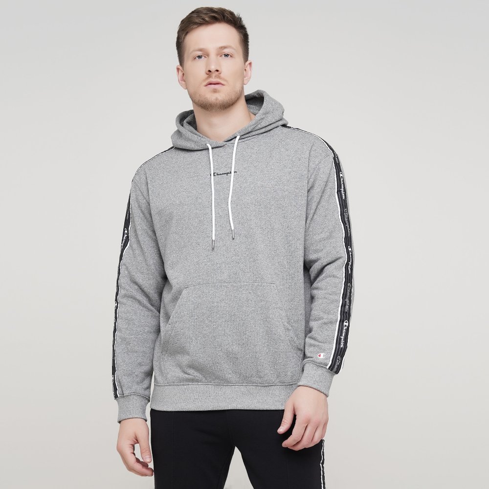 

Мужское худи Champion Hooded Sweatshirt Серый 44 (cha214225-GPJM)