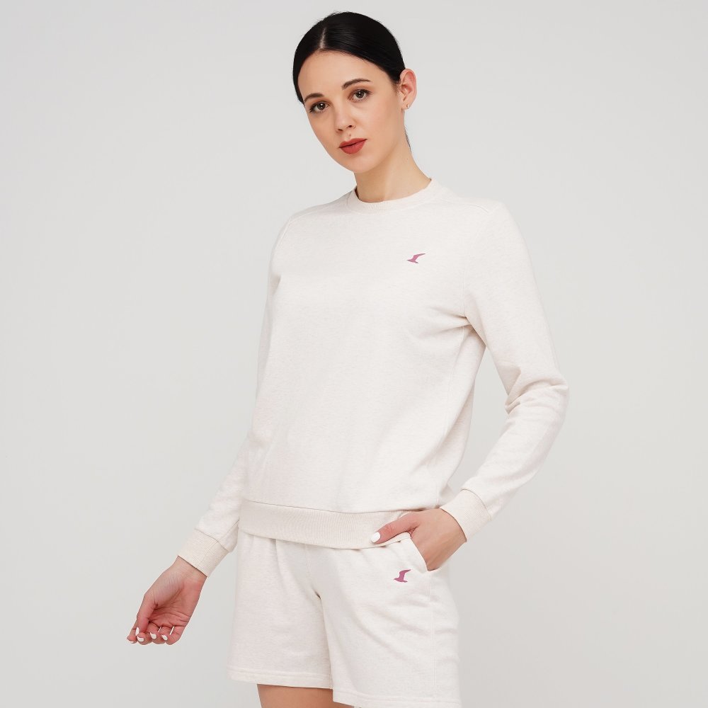 

Женский свитшот Lagoa Women's Terry Sweatshirt Молочный 40