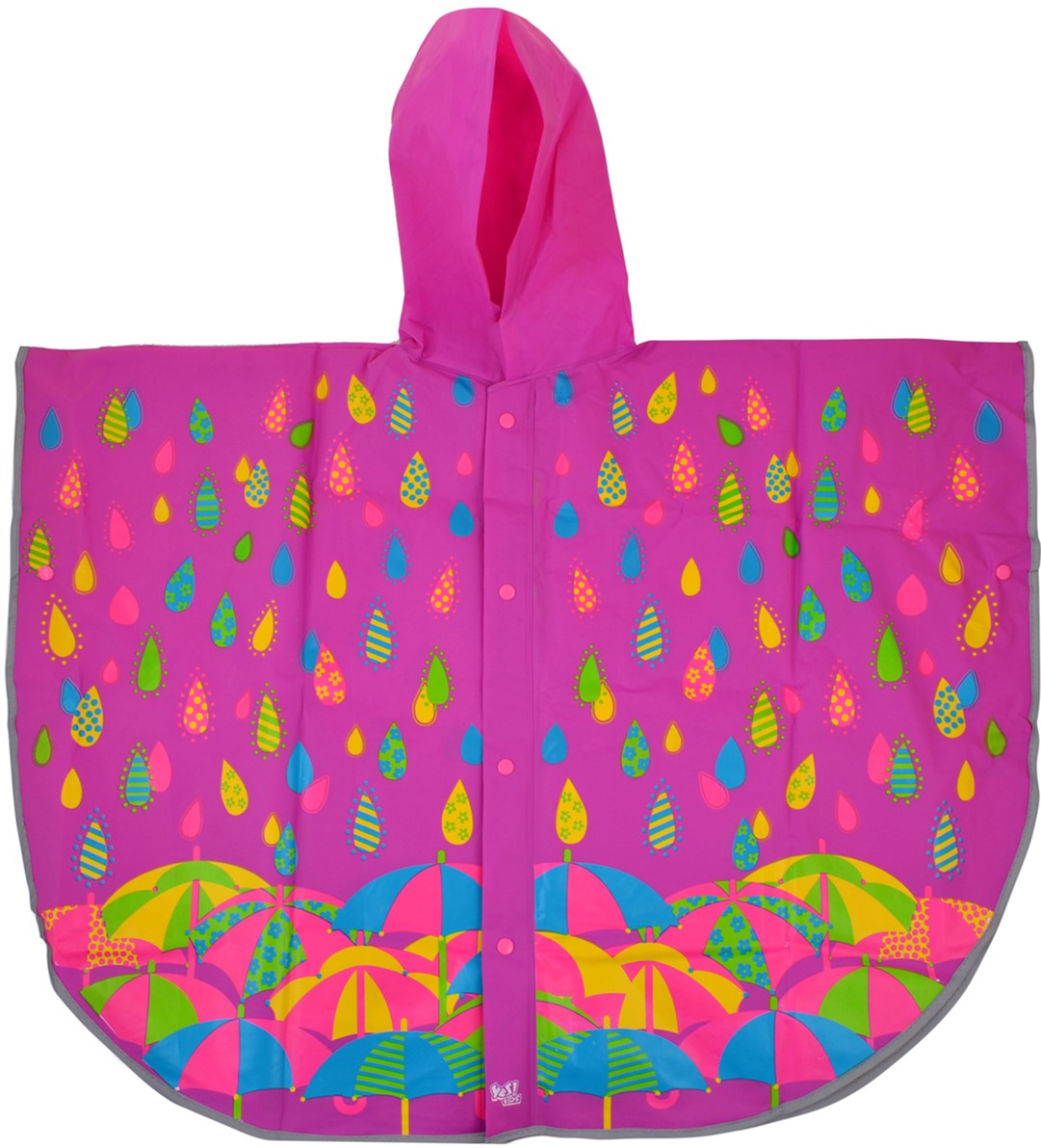 

Дождевик-пончо Yes Kids Яркие Зонтики 706944 S Фиолетовый