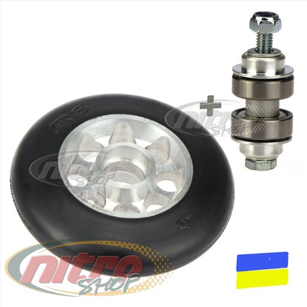 

Колесо для лыжероллера для конькового хода RS-Rapid RS-S (Slow) D=100 мм, W=25 мм резина алюминий c комплектом подшипников