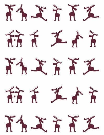 

Плед "Funny Moose" 140*200 бордо