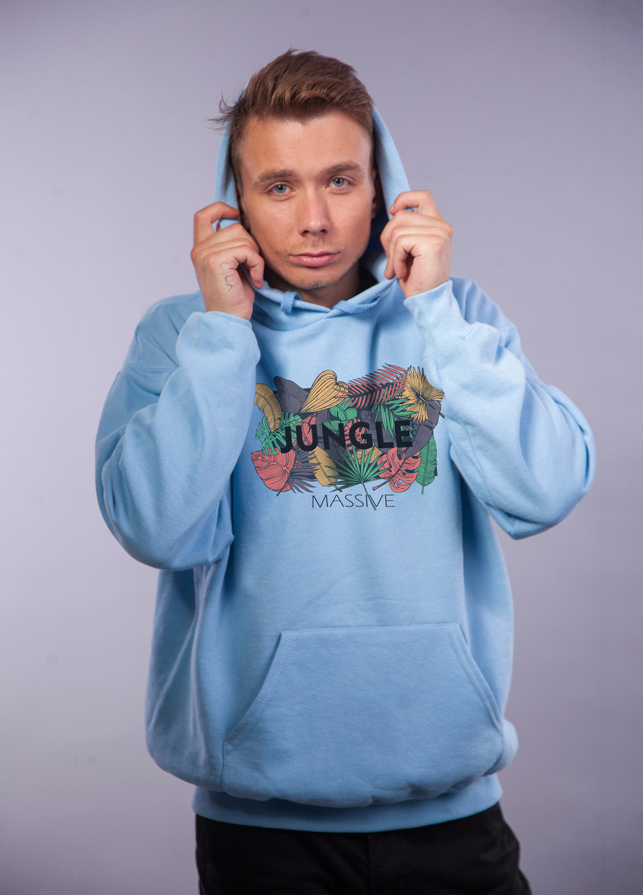 

Толстовка голубая LOYS "Jungle Massive" XXL