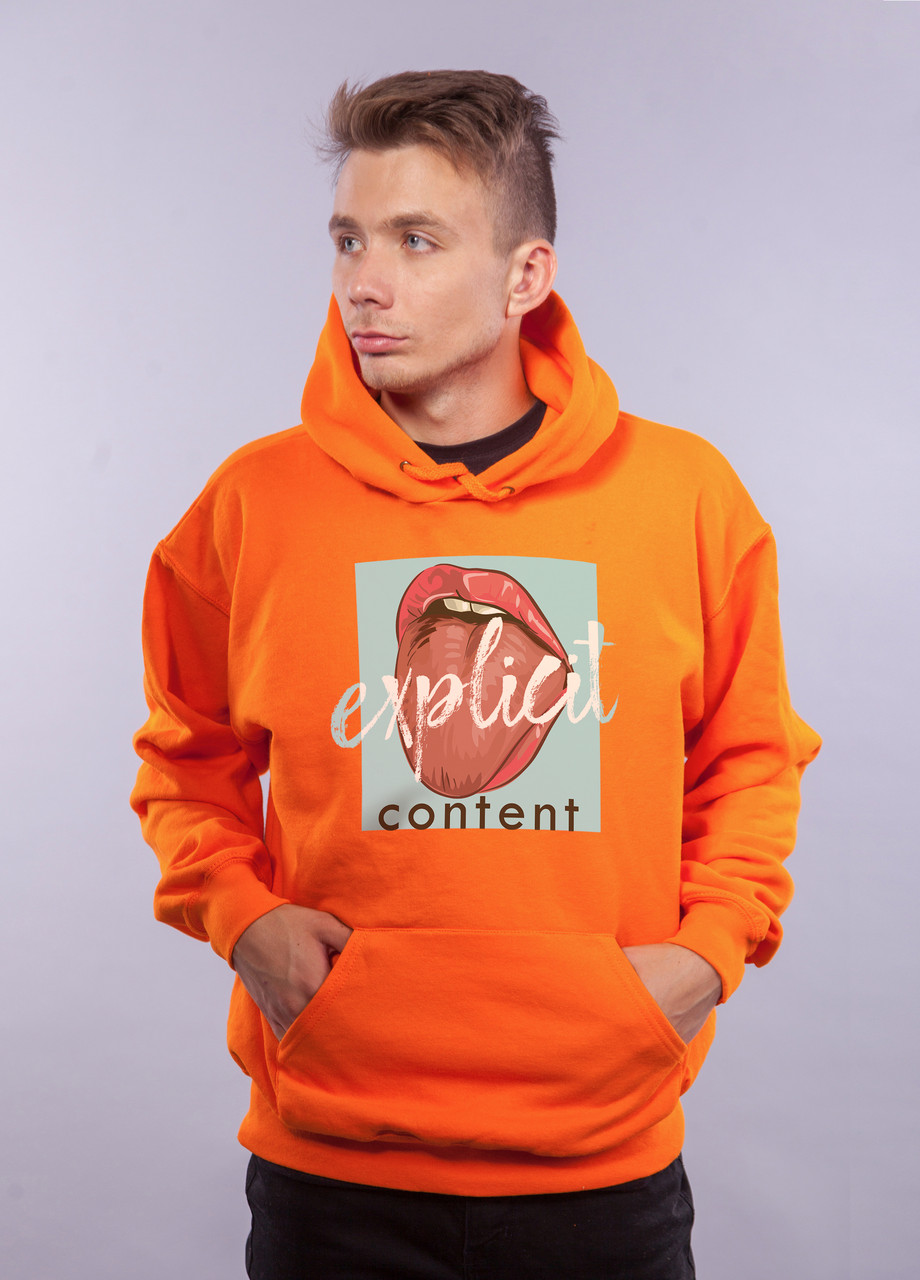 

Толстовка оранжевая LOYS "Ex Сontent" XXL