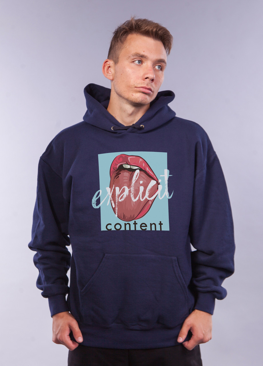 

Толстовка тёмно синяя LOYS "Ex Сontent" XXL