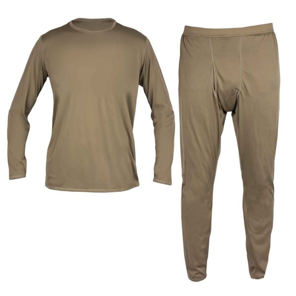 

Термобелье US Army комплект ECWCS GEN III Level 1 Dark Tan 2000000040059 Песочно-бежевый Small Short