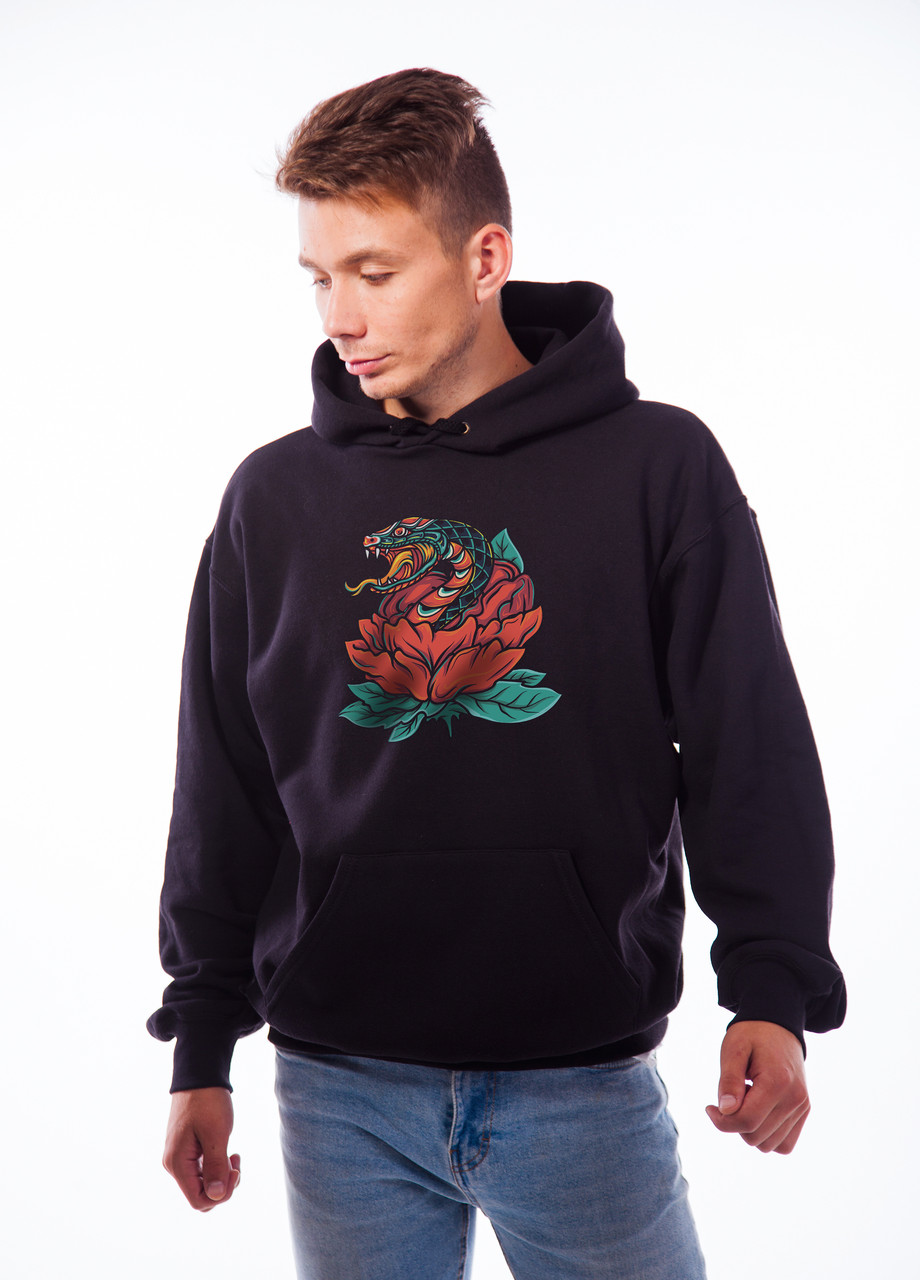 

Толстовка чёрная LOYS "Oldschool Tattu" XXL