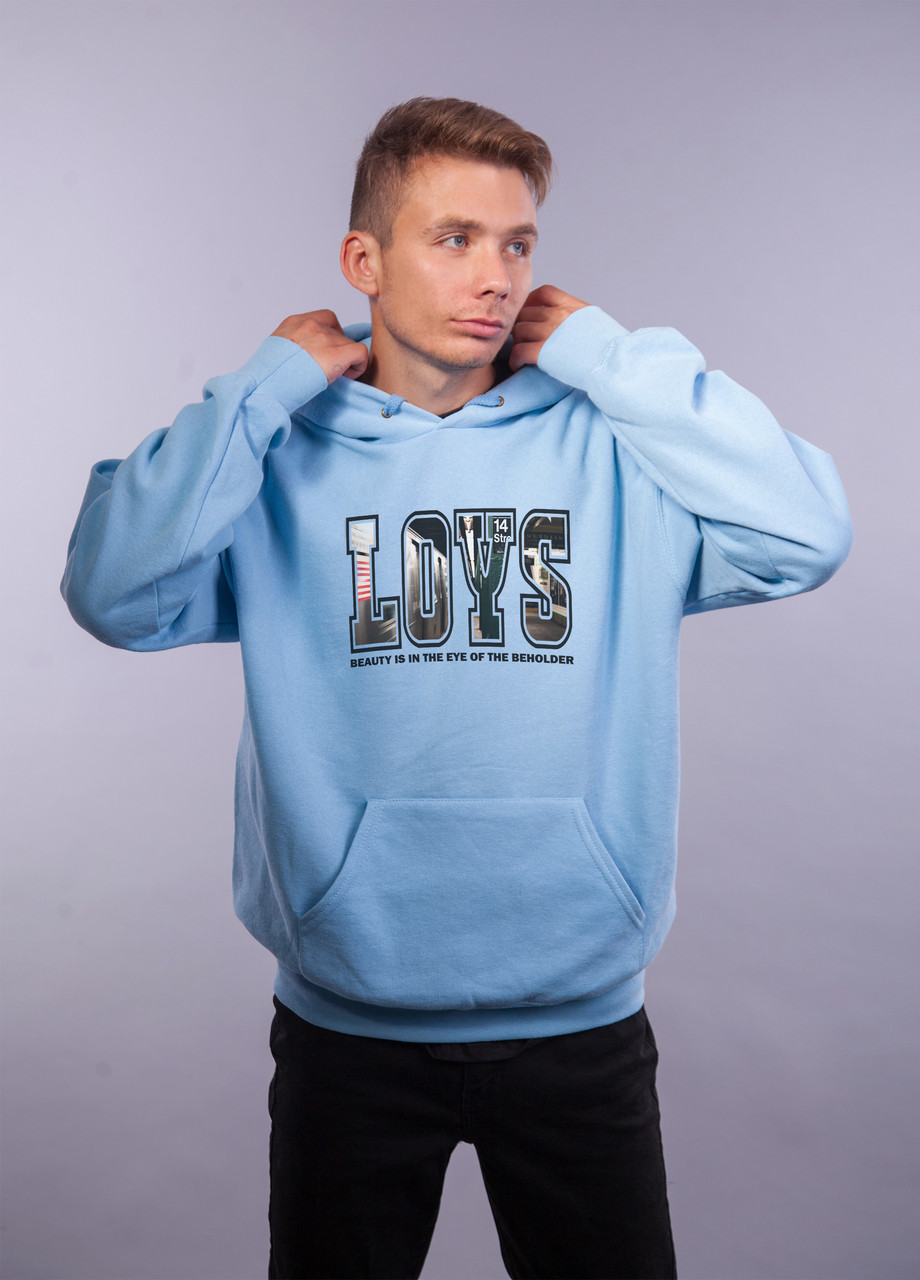

Толстовка голубая LOYS "Underground" XXL