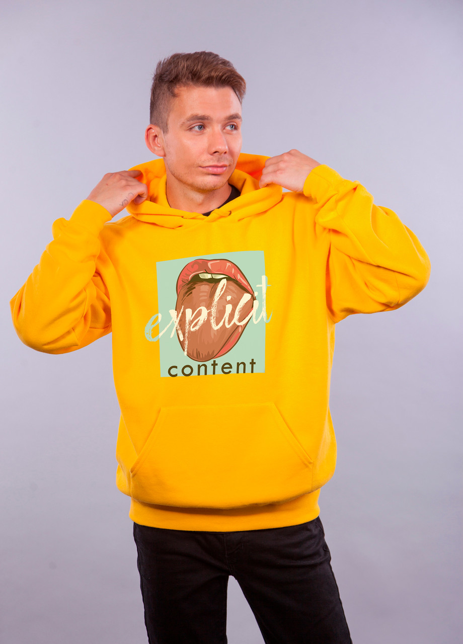 

Толстовка жёлтая LOYS "Ex Сontent" XXL
