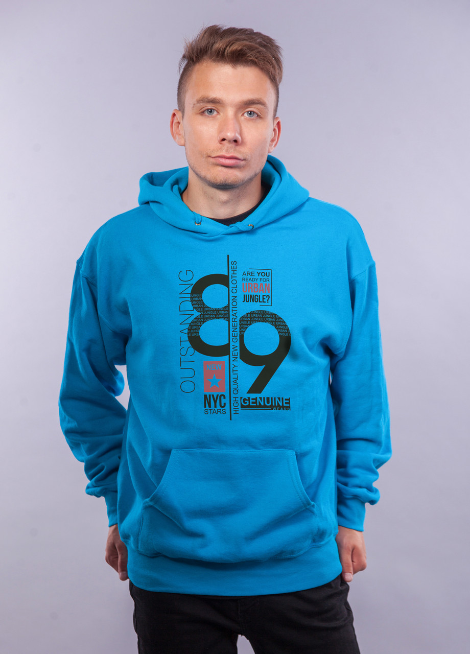 

Толстовка ультрамарин LOYS "89 NYC" XXL
