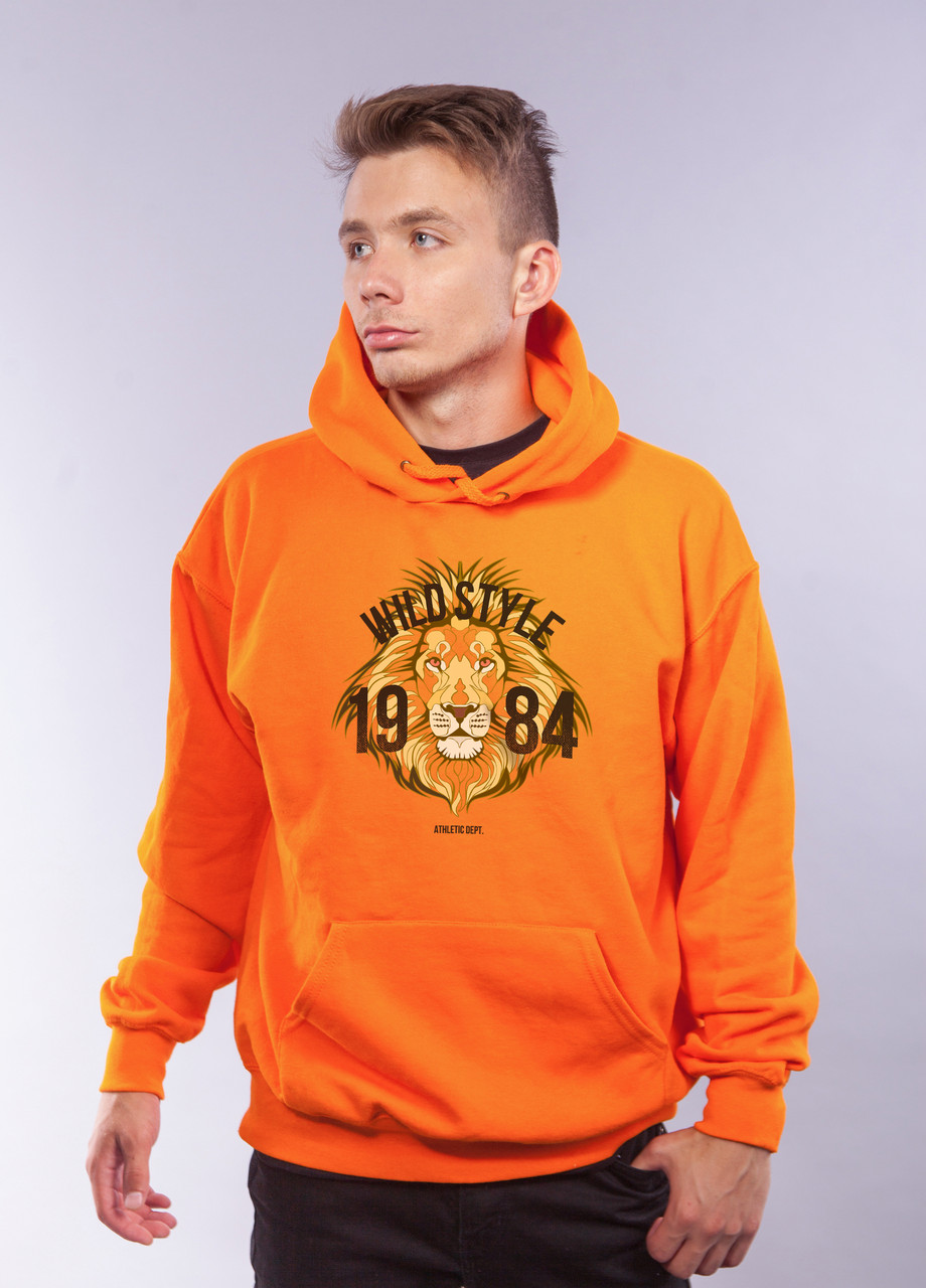 

Толстовка оранжевая LOYS "Lion Wildestyle" XXL