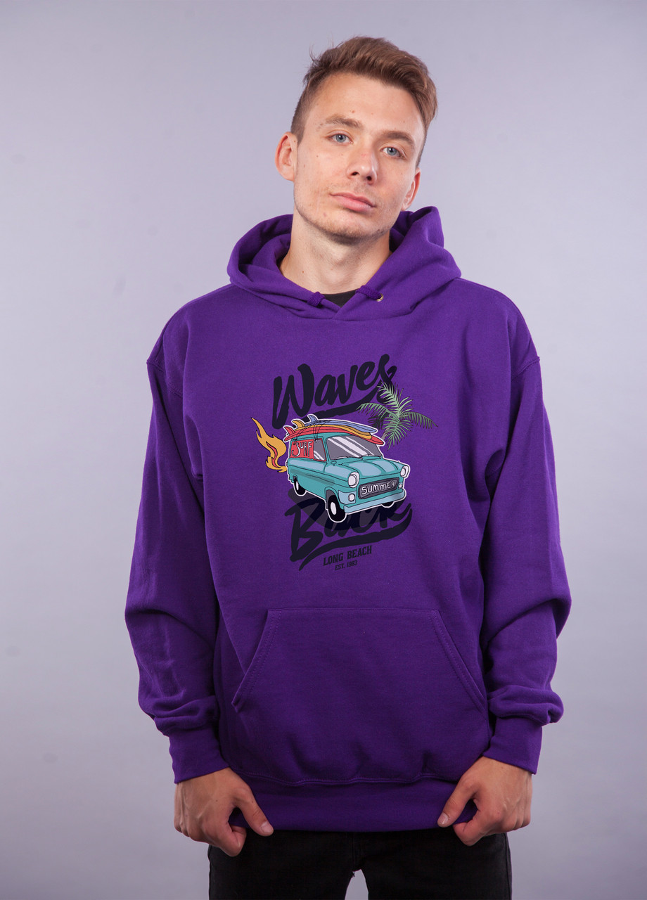 

Толстовка фиолетовая LOYS "Long Beach" XXL