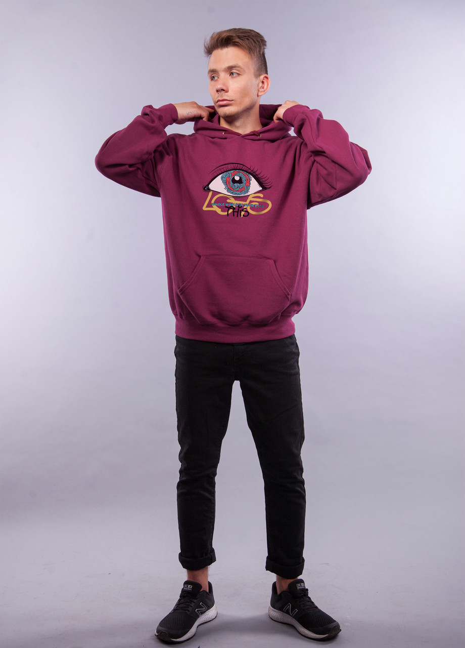 

Толстовка бордовая LOYS "In Your Eyes" XXL
