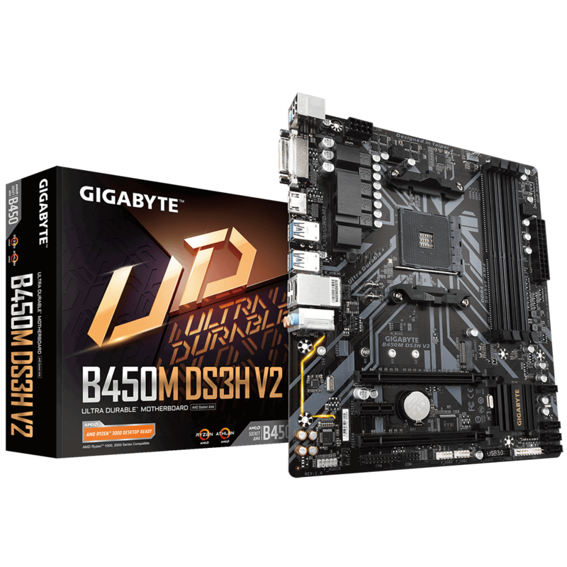 

Материнська плата GIGABYTE B450M DS3H V2