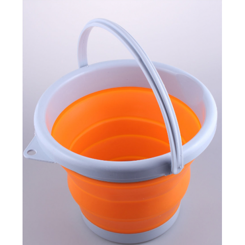 

Ведро 10 литров туристическое складное Collapsible Bucket Оранжевое