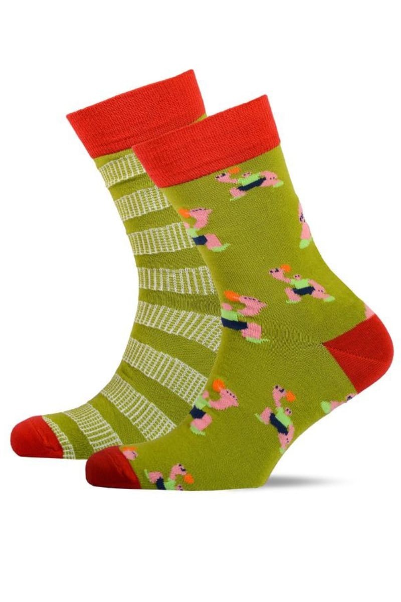 

Носки Sammy Icon 36-40 Хаки-красный