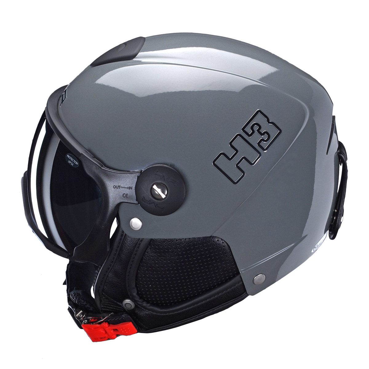 

Шлем для горных лыж HMR helmets Colori H3 Grigio с визором Grey M/S(55-57) 017