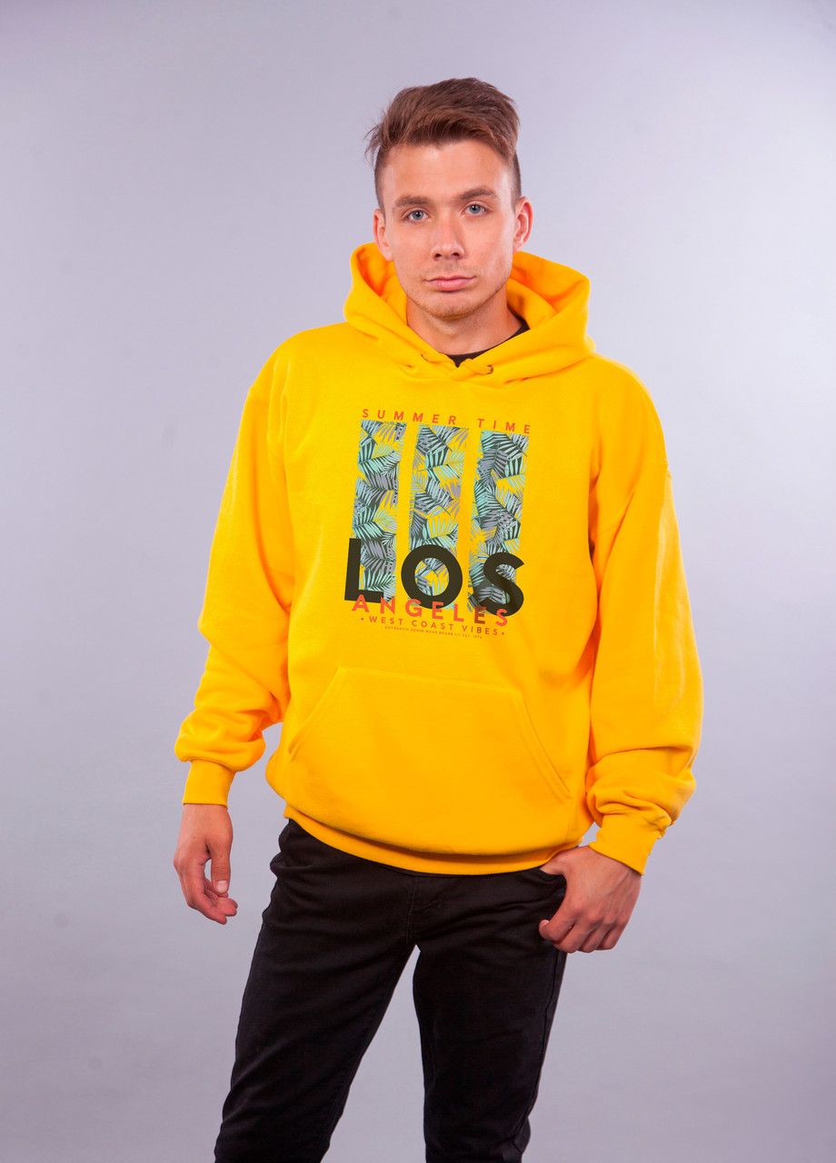 

Толстовка жёлтая LOYS "LA" XXL