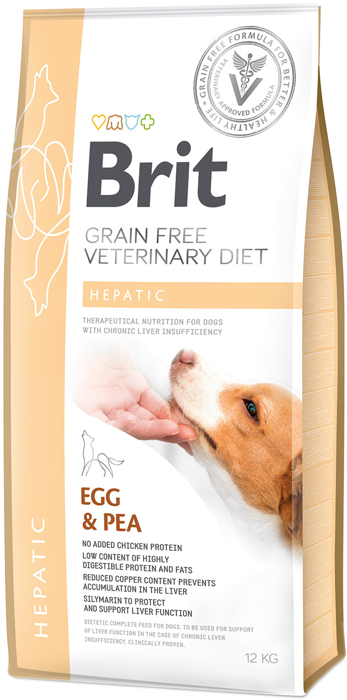 

Сухой корм для взрослых Brit VetDiets при болезни печени с яйцом горохом бататом и гречкой 12 кг