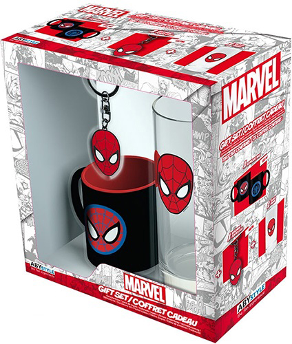 

Подарочный набор ABYstyle Marvel Spider-man стакан + брелок + миничашка (ABYPCK158)