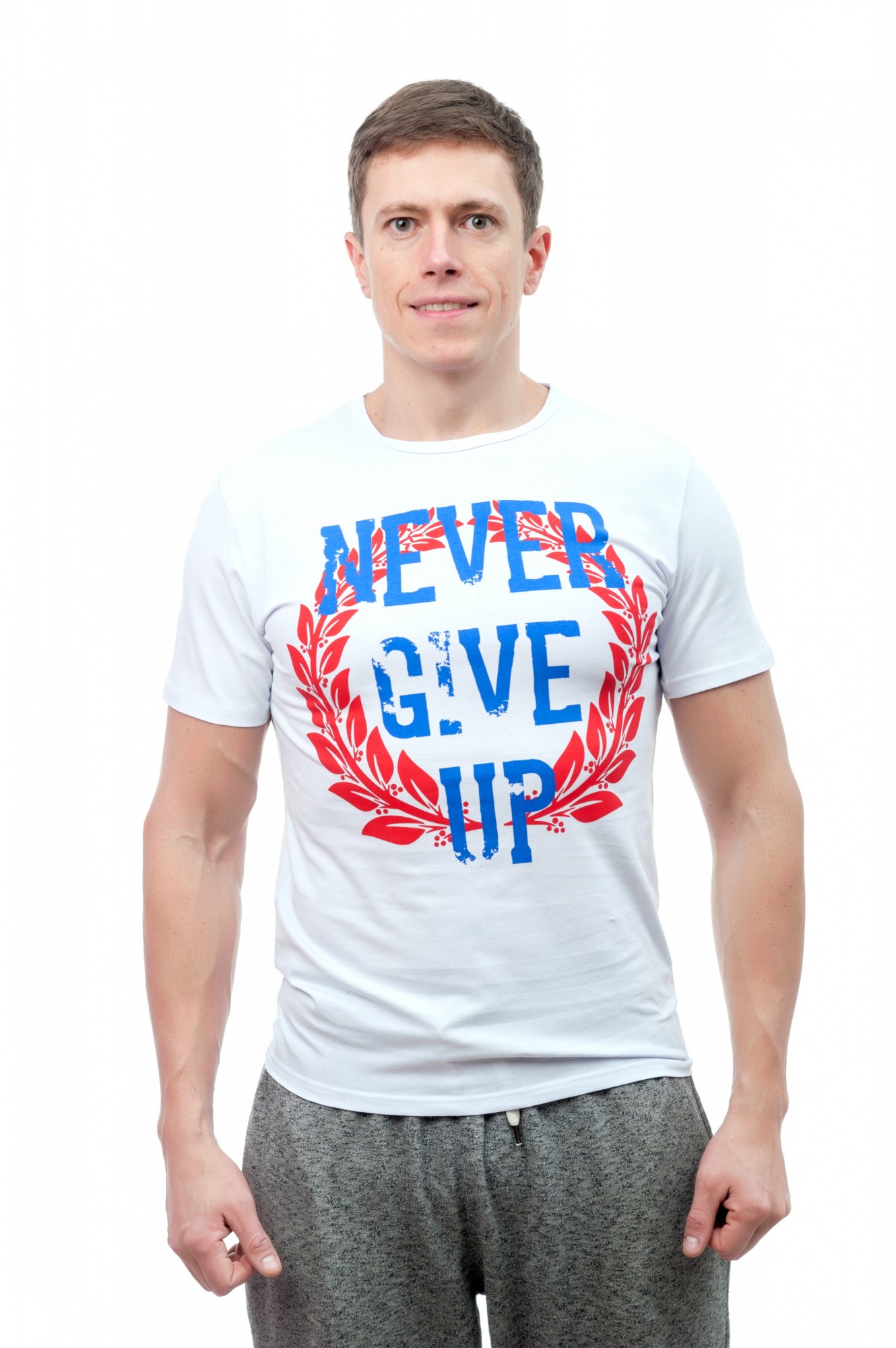 

Футболка Zhabotinsky Never give up 100 белая, Футболка Zhabotinsky Never give up 100 белая M