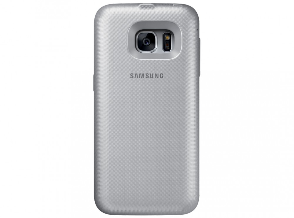 

Оригинальный Чехол-аккумулятор Backpack для Samsung Galaxy S7 G930 Silver EP-TG930B