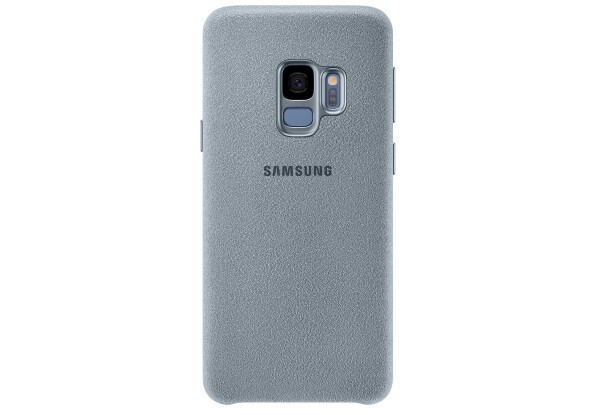 

Оригинальный защитный Чехол бампер накладка Samsung S9 Alcantara Mint EF-XG960AMEGRU