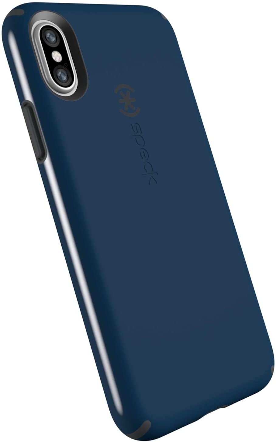 

Противоударный защитный чехол бампер Speck Products CandyShell iPhone XS / iPhone X - Deep Sea Blue/Slate Grey