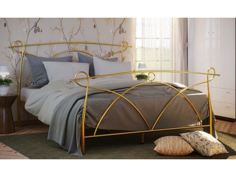 

Кровать Florence-2 Prestige Метакам 120х190 см. Золото